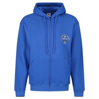 Morton Zipped Hoody (Royal), Training Kit, Leisure Wear