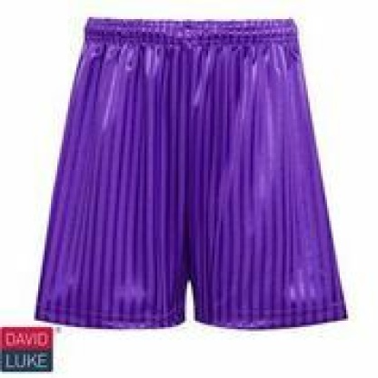 School PE Short (In Purple), PE Kit, Aileymill Primary, Craigmarloch School