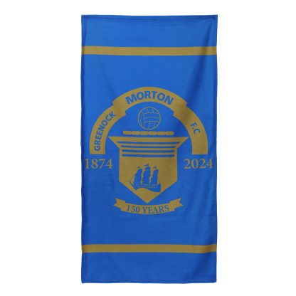 Morton 150th Beach Towel (Royal), Souvenirs, Greenock Morton 150th Anniversary