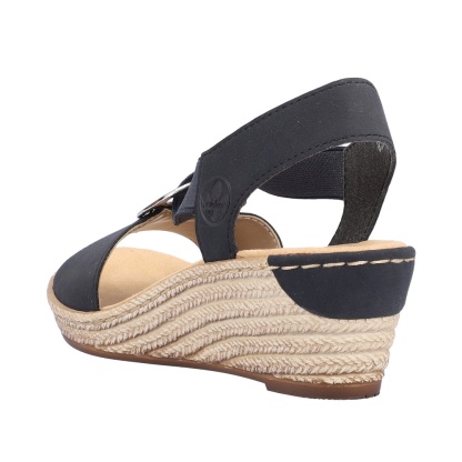 Rieker 624H6-14, Ladies Sandals & Slippers, Rieker
