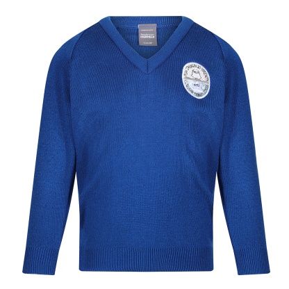 Kilcreggan Primary Knitted V-Neck, Kilcreggan Primary