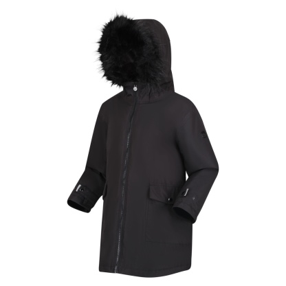 Regatta Adelyn Parka Black, Jackets, Gloves + Hats, Kids Jackets