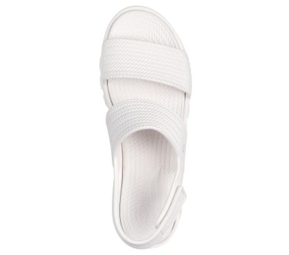 Skechers 111461 WHT, Ladies Sandals & Slippers, Skechers